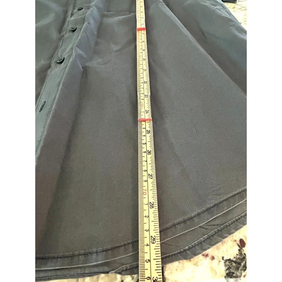 Substudio Shirt Mens Large Button Down Stretch Gray Cotton Spandex Short Sleeve - Picture 10 of 11